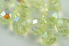 12pcs 8mm AURORA BOREALIS JONQUIL FIREPOLISH FACETED CZECH GLASS ROUND BEAD CZ102-12